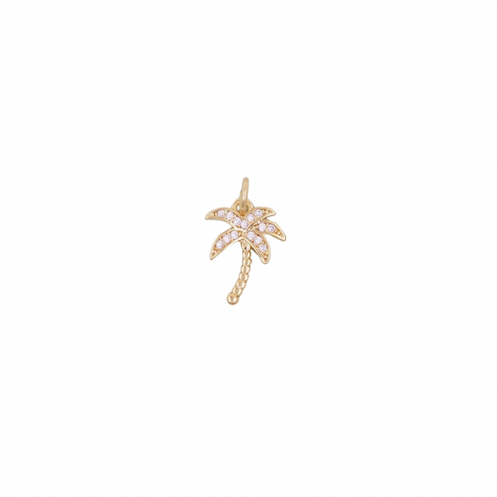 CZ PALM TREE CHARM